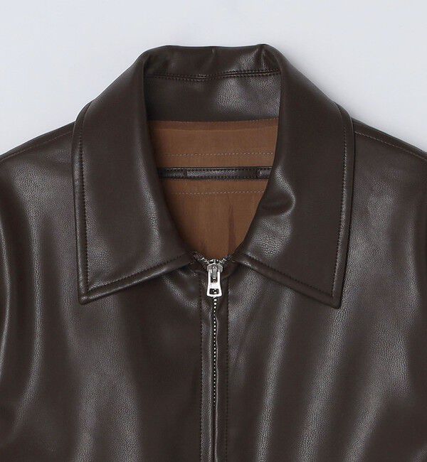 SHIPS「BENCH MARKING SHIRTS: 合成皮革 A2 ブルゾン」|その他|