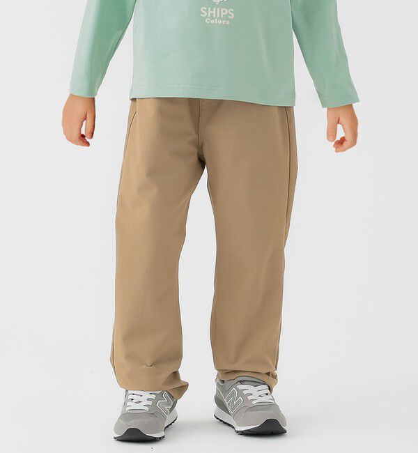 SHIPS Colors 「SHIPS Colors:90～130cm /〈洗濯機可能〉2WAYストレッチ カラー パンツ」|チノ|ベージュ