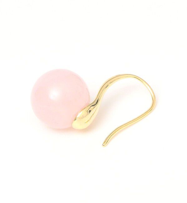 quaranciel「quaranciel: ゴールド フック ストーン ピアス」|ピアス|