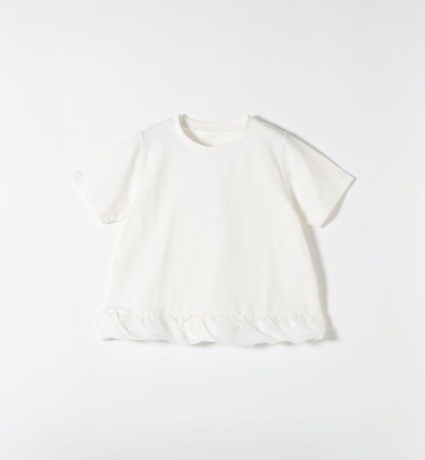 SHIPS any「《予約》SHIPS any:〈多機能/洗濯機可能〉マルチファンクション ドッキング ヘム コンパクト TEE」|Tシャツ・カットソー|