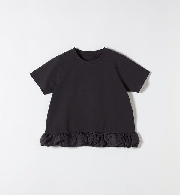 SHIPS any「《予約》SHIPS any:〈多機能/洗濯機可能〉マルチファンクション ドッキング ヘム コンパクト TEE」|Tシャツ・カットソー|