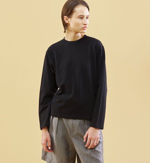 GALERIE VIE「コットンジャージー ロングスリーブプルオーバー」|Tシャツ・カットソー|
