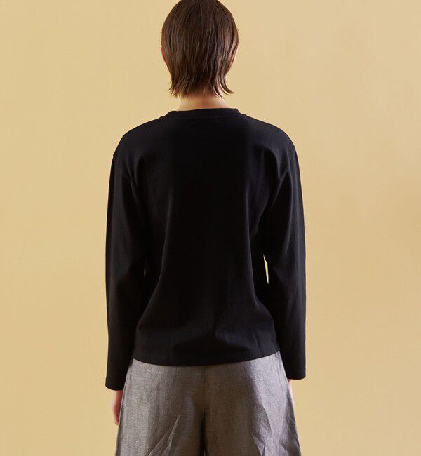 GALERIE VIE「コットンジャージー ロングスリーブプルオーバー」|Tシャツ・カットソー|