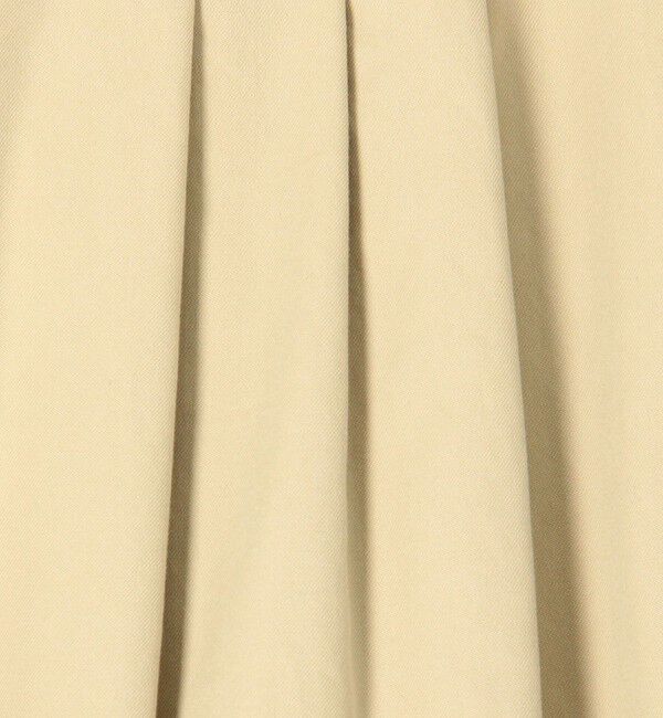 GALERIE VIE「ノンマーセラコットンギャバジン ランダムタックスカート」|フレア|