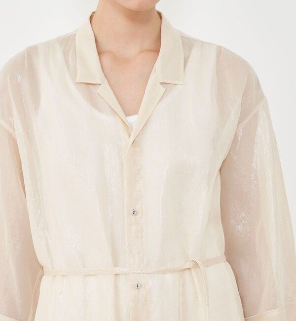 GALERIE VIE「 ボイルワッシャー シャツワンピース」|ワンピース|