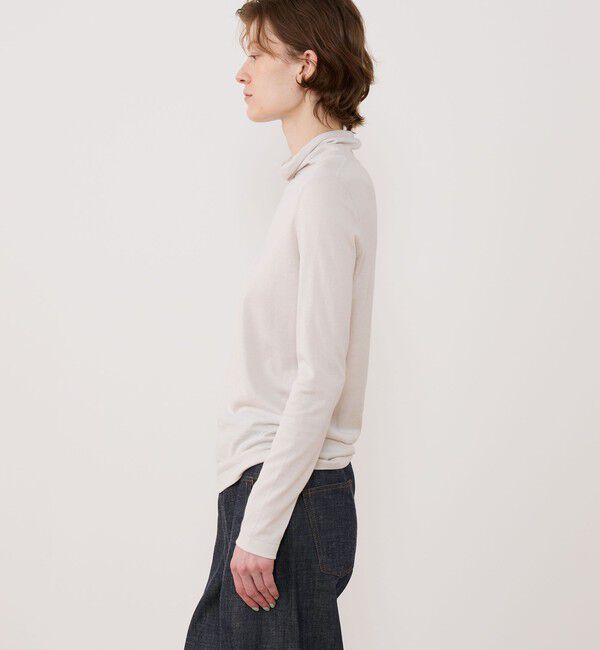 GALERIE VIE「パウダーコットン タートルネックプルオーバー」|Tシャツ・カットソー|