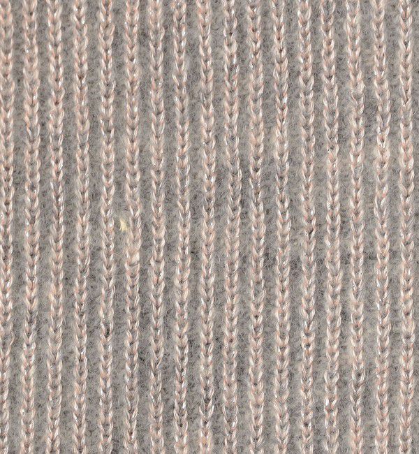 BACCA「ラメウール フラットカラーニットカーディガン」|ニット・セーター|