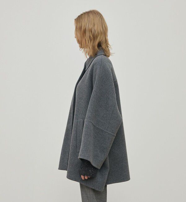 DES PRES「ウールモッサ バルカラーコート」|ステンカラーコート|