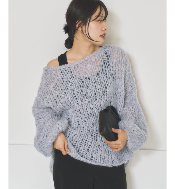 Plage「《追加》HAND KNIT ジャンボタム プルオーバー2」|ニット・セーター|