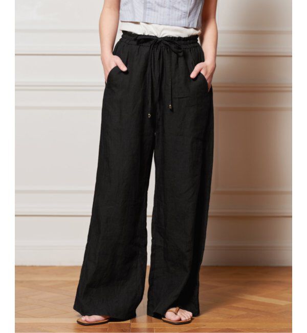 IENA LA BOUCLE「IENA LA BOUCLE リネンブロードイージーパンツ」|その他|