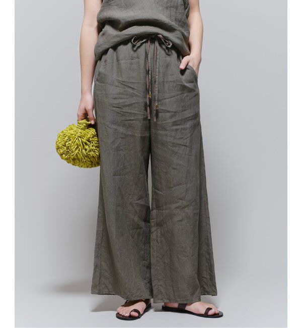 IENA LA BOUCLE「IENA LA BOUCLE リネンブロードイージーパンツ」|その他|
