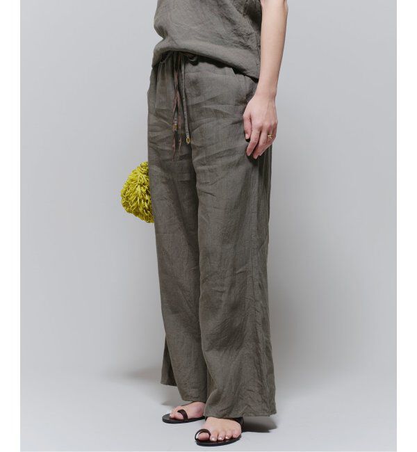 IENA LA BOUCLE「IENA LA BOUCLE リネンブロードイージーパンツ」|その他|