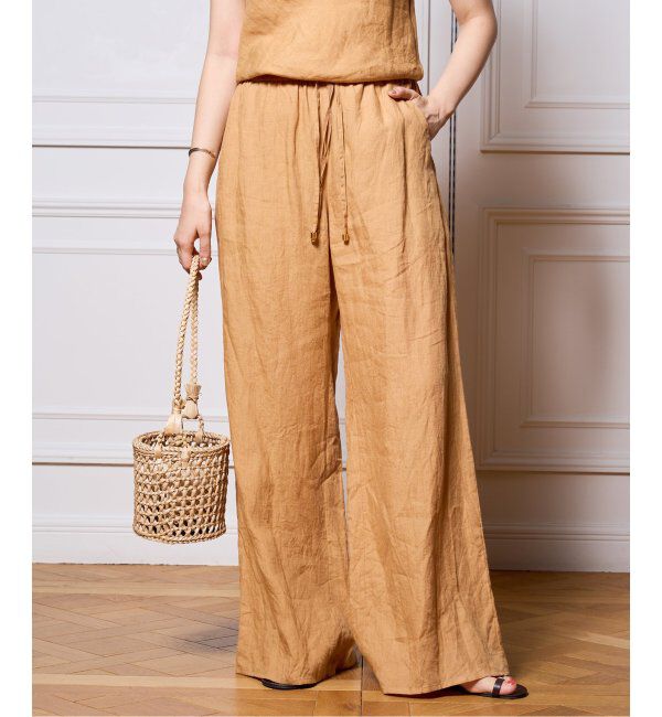 IENA LA BOUCLE「IENA LA BOUCLE リネンブロードイージーパンツ」|その他|