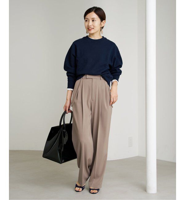 IENA「《追加2》サスペンダーツイルパンツ」|スラックス|