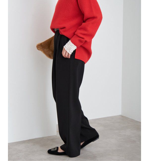 IENA「《追加2》サスペンダーツイルパンツ」|スラックス|