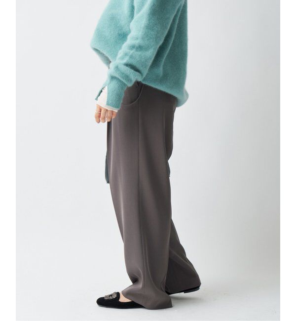 IENA「《追加2》サスペンダーツイルパンツ」|スラックス|