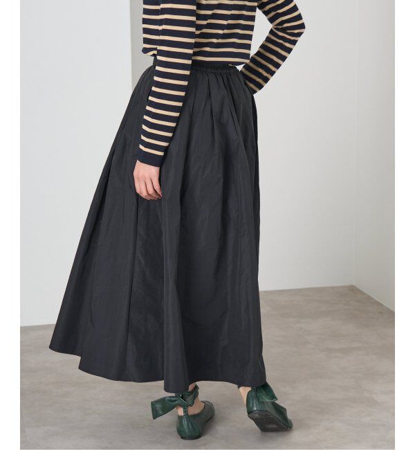 IENA「タフタフレアスカート」|スカート|