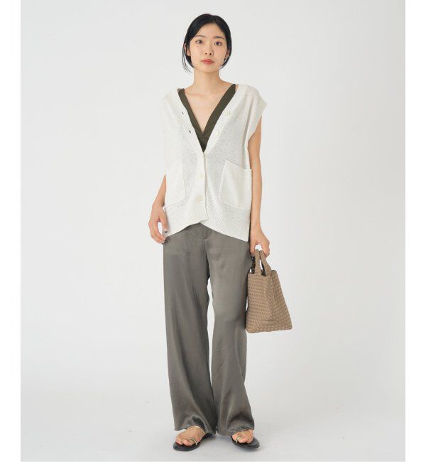 IENA「【EMILY WEEK &times; IENA】コットンスムース ブラキャミソール」|インナー|