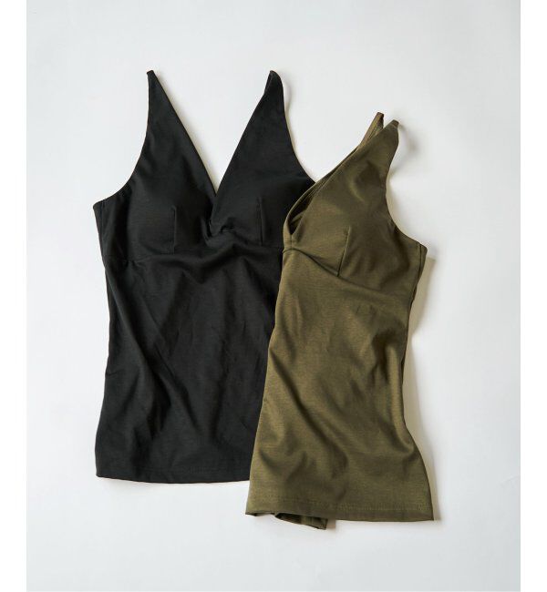 IENA「【EMILY WEEK &times; IENA】コットンスムース ブラキャミソール」|インナー|