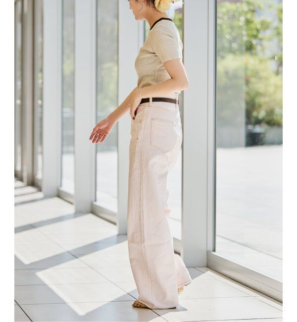 IENA LA BOUCLE「《追加》IENA LA BOUCLE ライトリブハーフスリーブプルオーバー2」|Tシャツ・カットソー|