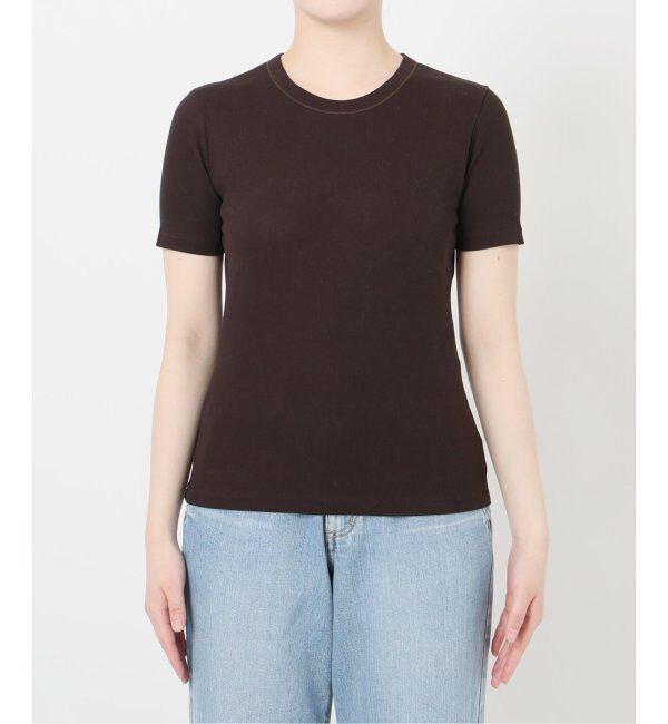 IENA LA BOUCLE「《追加》IENA LA BOUCLE ライトリブハーフスリーブプルオーバー2」|Tシャツ・カットソー|