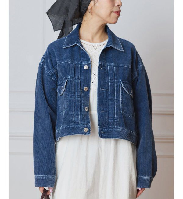 IENA LA BOUCLE「IENA LA BOUCLE インディゴコーデュロイブルゾン」|その他|