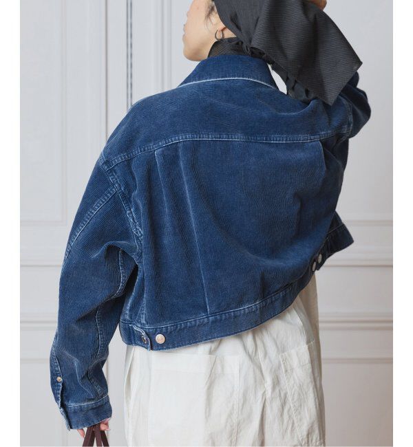 IENA LA BOUCLE「IENA LA BOUCLE インディゴコーデュロイブルゾン」|その他|