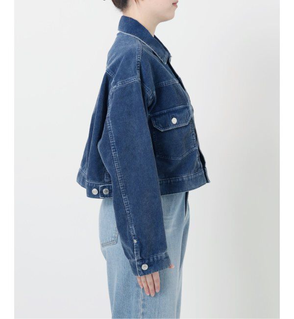 IENA LA BOUCLE「IENA LA BOUCLE インディゴコーデュロイブルゾン」|その他|