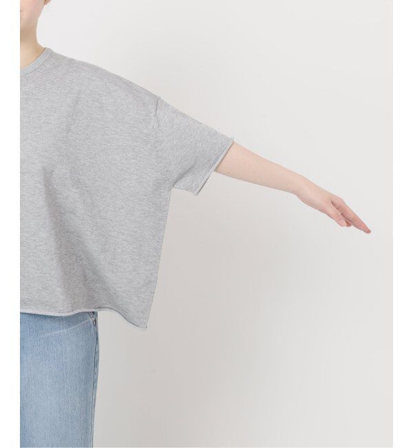 IENA「《追加3予約》LEVITA コットンハーフスリーブプルオーバー」|ニット・セーター|