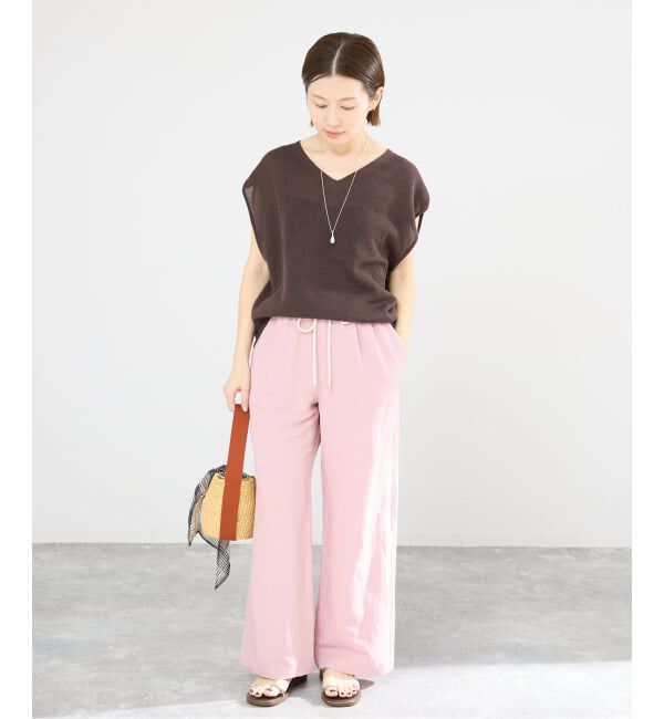 IENA「《追加2予約》コットンギマフレンチプルオーバー」|ニット・セーター|