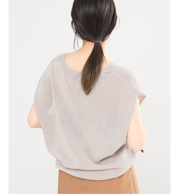 IENA「《追加2予約》コットンギマフレンチプルオーバー」|ニット・セーター|