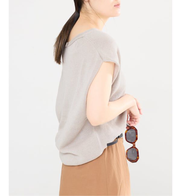 IENA「《追加2予約》コットンギマフレンチプルオーバー」|ニット・セーター|