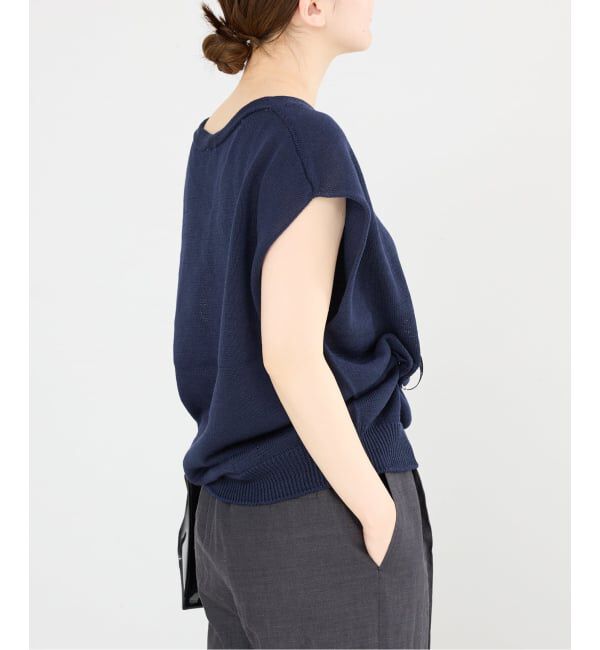 IENA「《追加2予約》コットンギマフレンチプルオーバー」|ニット・セーター|