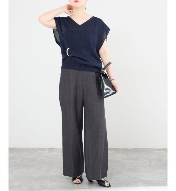 IENA「《追加2予約》コットンギマフレンチプルオーバー」|ニット・セーター|