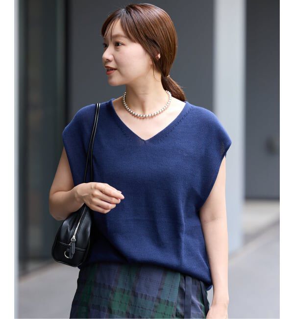 IENA「《追加2予約》コットンギマフレンチプルオーバー」|ニット・セーター|