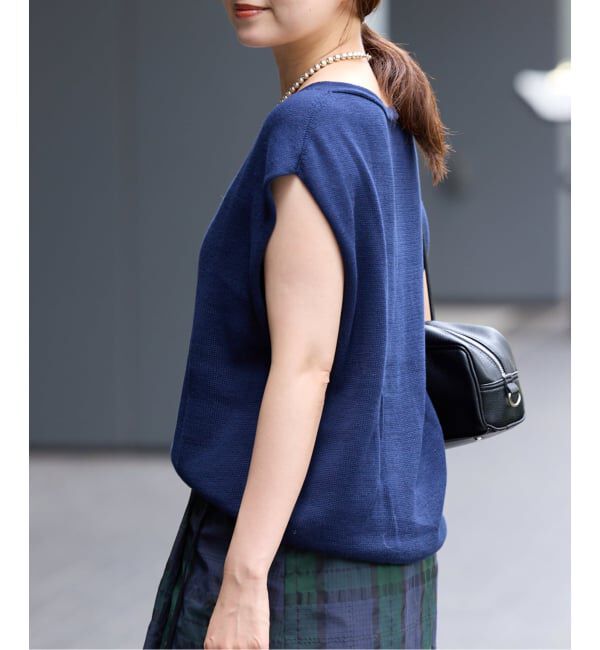 IENA「《追加2予約》コットンギマフレンチプルオーバー」|ニット・セーター|