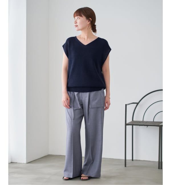 IENA「《追加2予約》コットンギマフレンチプルオーバー」|ニット・セーター|