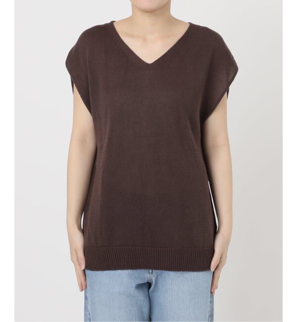 IENA「《追加2予約》コットンギマフレンチプルオーバー」|ニット・セーター|