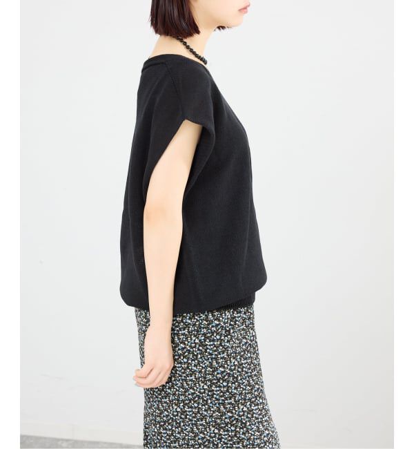 IENA「《追加2予約》コットンギマフレンチプルオーバー」|ニット・セーター|