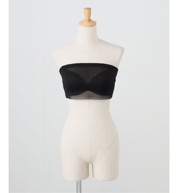 IENA LA BOUCLE「NICENICE MOMENT/ナイスナイスモーメント MESH TUBE トップ NNM03-2 403-101」|その他|ブラック