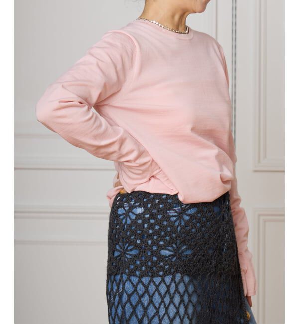 IENA LA BOUCLE「venit/ヴェニット バックオープンニット VEK-7529-B」|ニット・セーター|