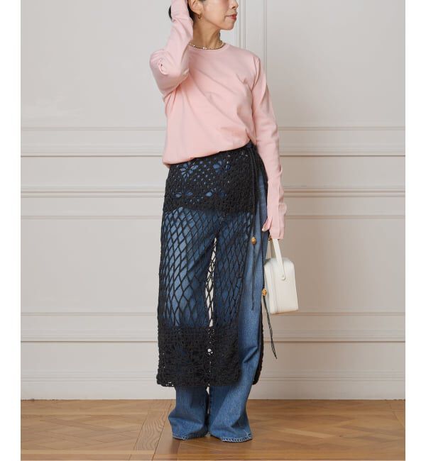 IENA LA BOUCLE「venit/ヴェニット バックオープンニット VEK-7529-B」|ニット・セーター|