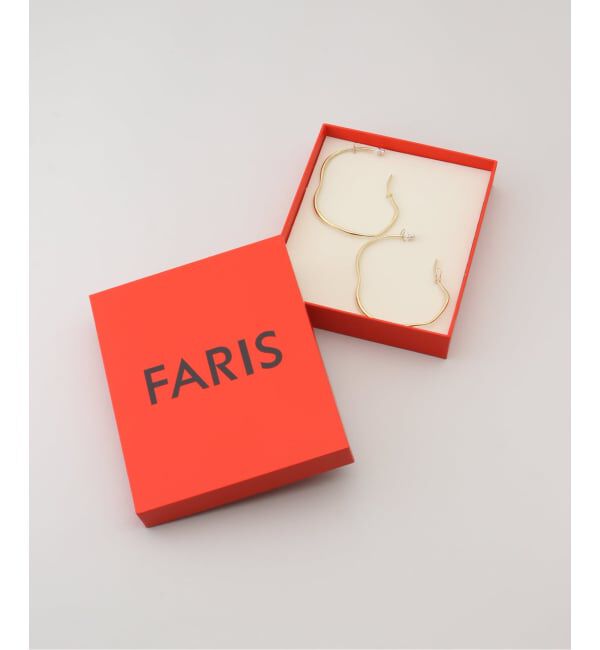 SLOBE IENA「FARIS/ファリス フープピアス 900SER-BR」|ピアス|