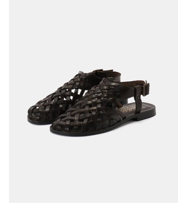 IENA「CASTELLANO/カステラーノ mesh sandal サンダル SELENA VACCHETA」|サンダル|ブラウン