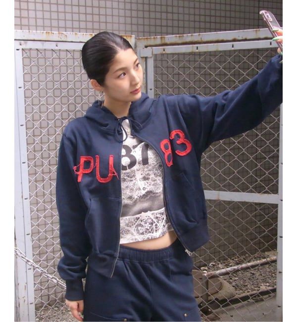 Oriens JOURNAL STANDARD「《追加2》IPU83 Flont Zip Hoodie」|パーカー|