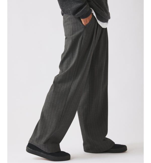 JOURNAL STANDARD relume「ヒールカット ルーズ ストライプ スラックス」|スラックス|