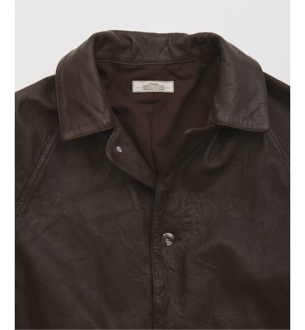 JOURNAL STANDARD relume「ゴートレザー カバーオール」|ライダースジャケット|