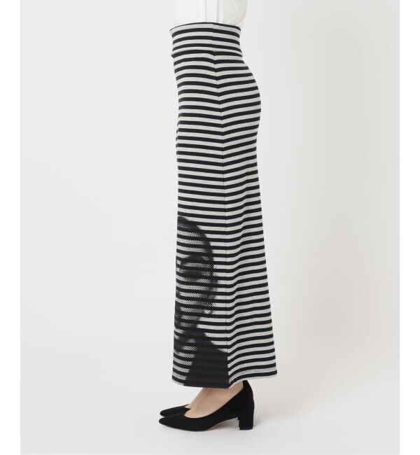 Oriens JOURNAL STANDARD「《追加4》ボーダープリントスカート」|スカート|