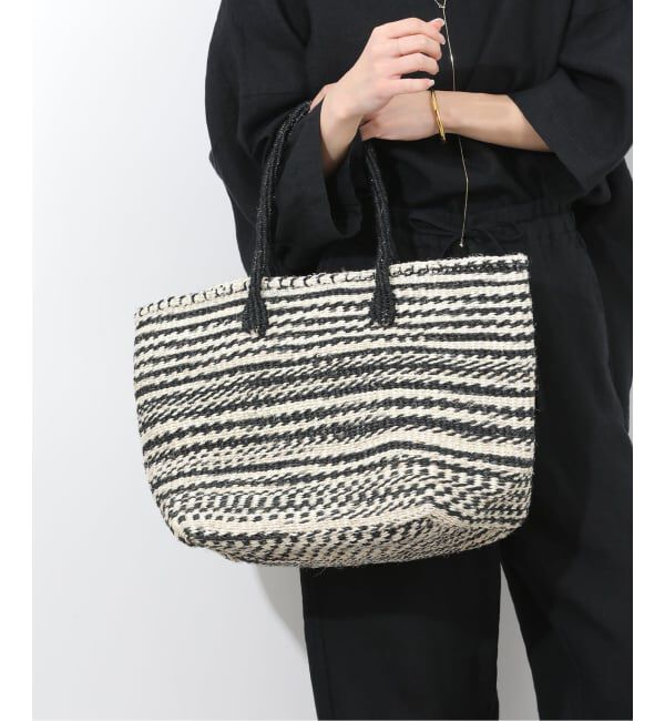 JOURNAL STANDARD relume「《予約》【MACHAKOS /マチャコス】 カゴTOTE BAG」|かごバッグ|ブラック A