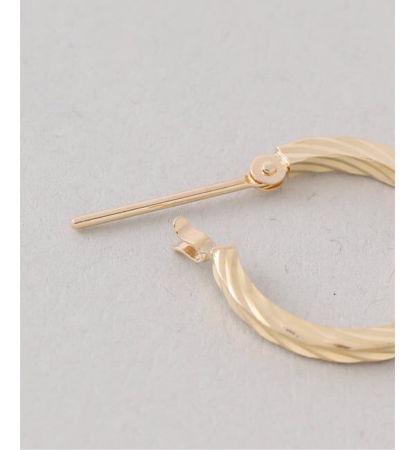 Lilas by Spick&Span「《一部店舗＋WEB限定》スクリューフープピアスS K18（両耳）」|ピアス|